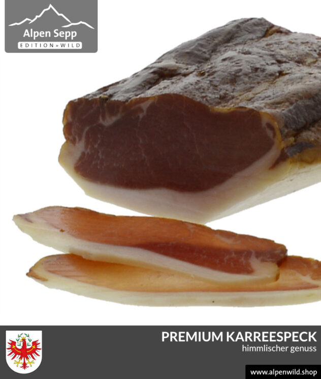 Feinster Karreespeck vom Schwein