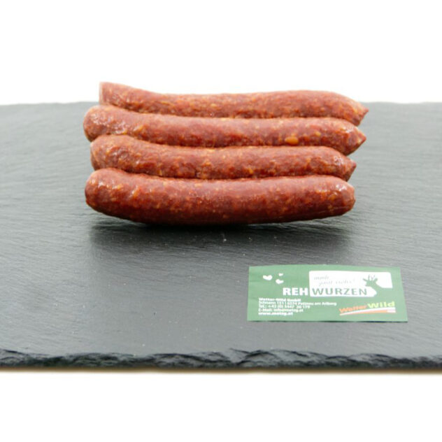 Rehwurzen | Kaltgeräucherte Wildwurst aus Rehfleisch – Bild 4