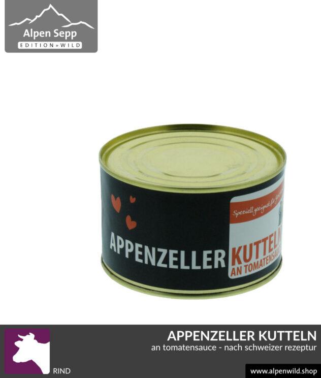 Appenzeller Kutteln an Tomatensauce nach schweizer Rezeptur