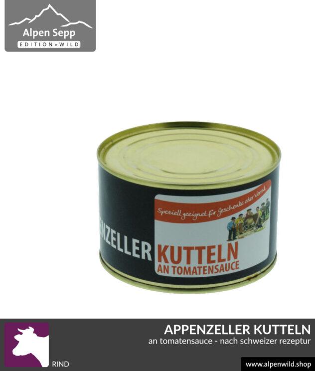Appenzeller Kutteln an Tomatensauce nach schweizer Rezeptur