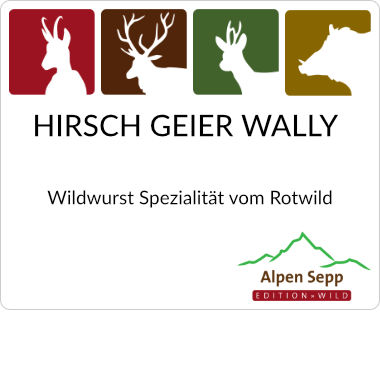 Hirsch Geier Wally - Wildwurst Spezialität vom Rehwild