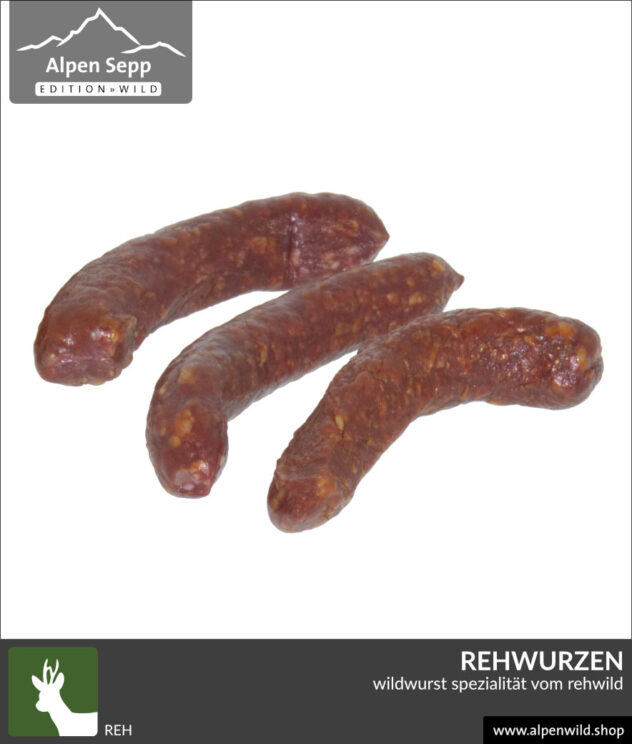 Rehwurzen - Wildwurst Spezialität vom Rehwild