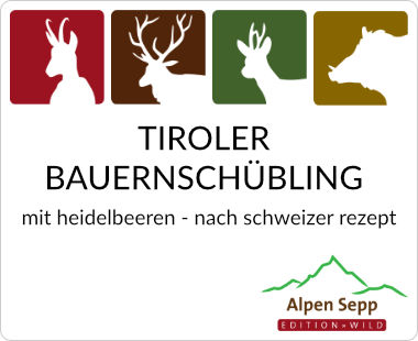 Tiroler Bauernschübling mit Heidelbeeren