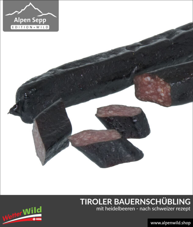 Tiroler Bauernschübling mit Heidelbeeren
