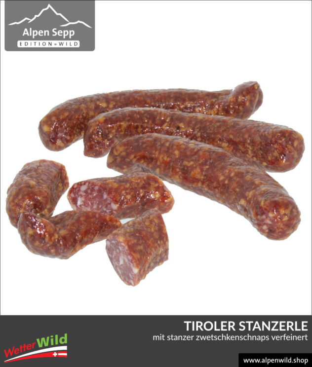 Tiroler Stanzerle mit Stanzer Zwetschkenschnaps verfeinert