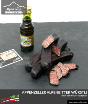 Appenzeller Alpenbitter Wurst nach schweizer Rezeptur