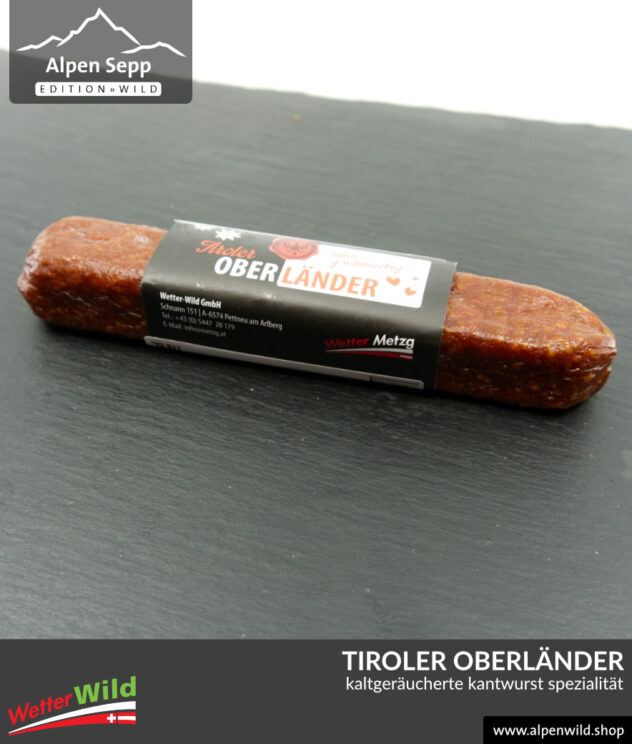 Tiroler Oberländer Kantwurt Spezialität