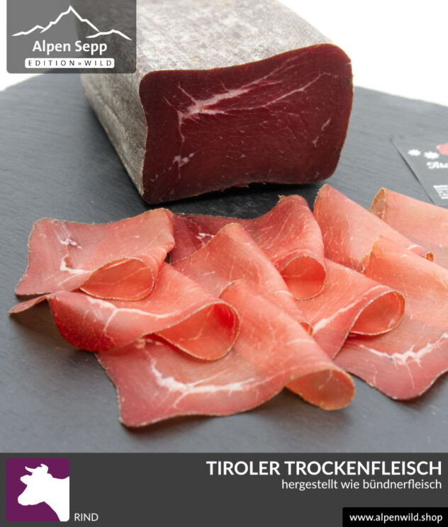 Rinder Trockenfleisch ähnlich Bündnerfleisch
