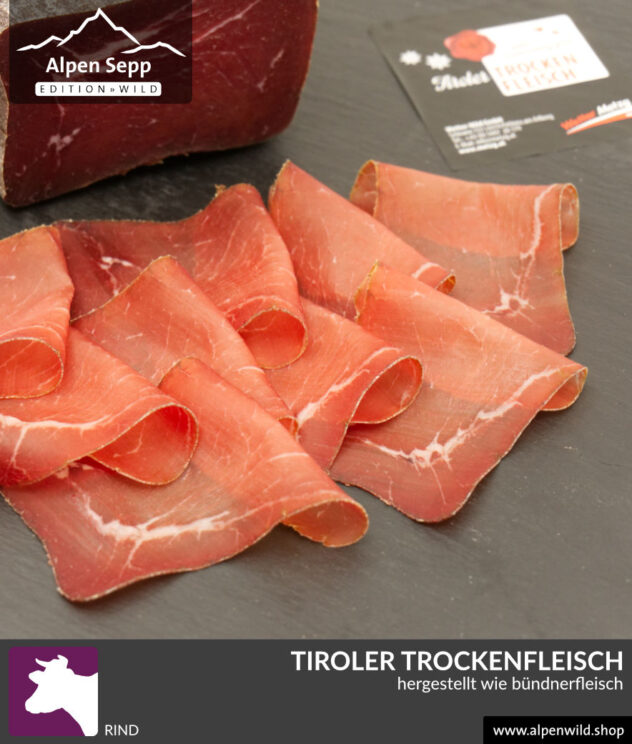Rinder Trockenfleisch ähnlich Bündnerfleisch