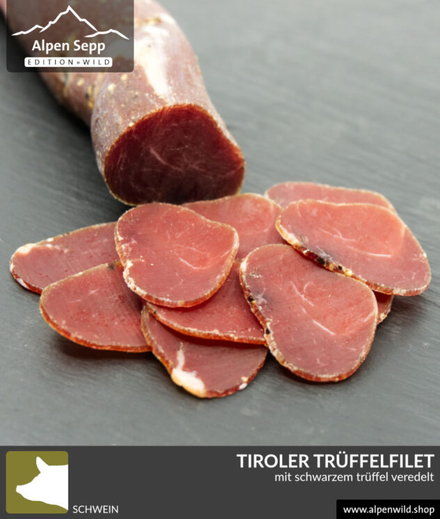 Tiroler Trüffelfilet mit scharzem Trüffel