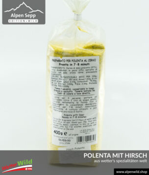 Polenta mit Hirsch aus Wetter's Spezialitäten Welt
