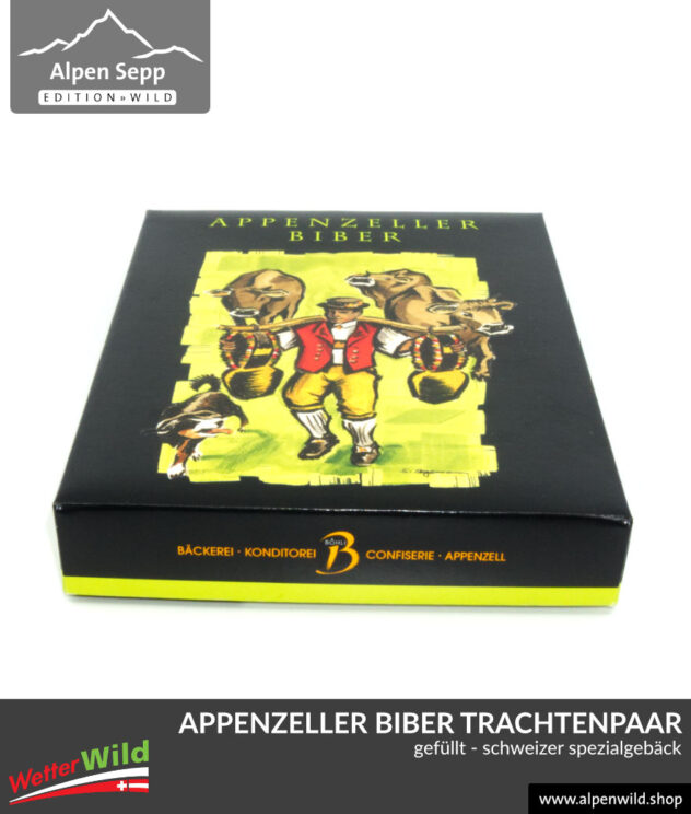 Appenzeller Biber Trachtenpaar, schweizer Spezialität